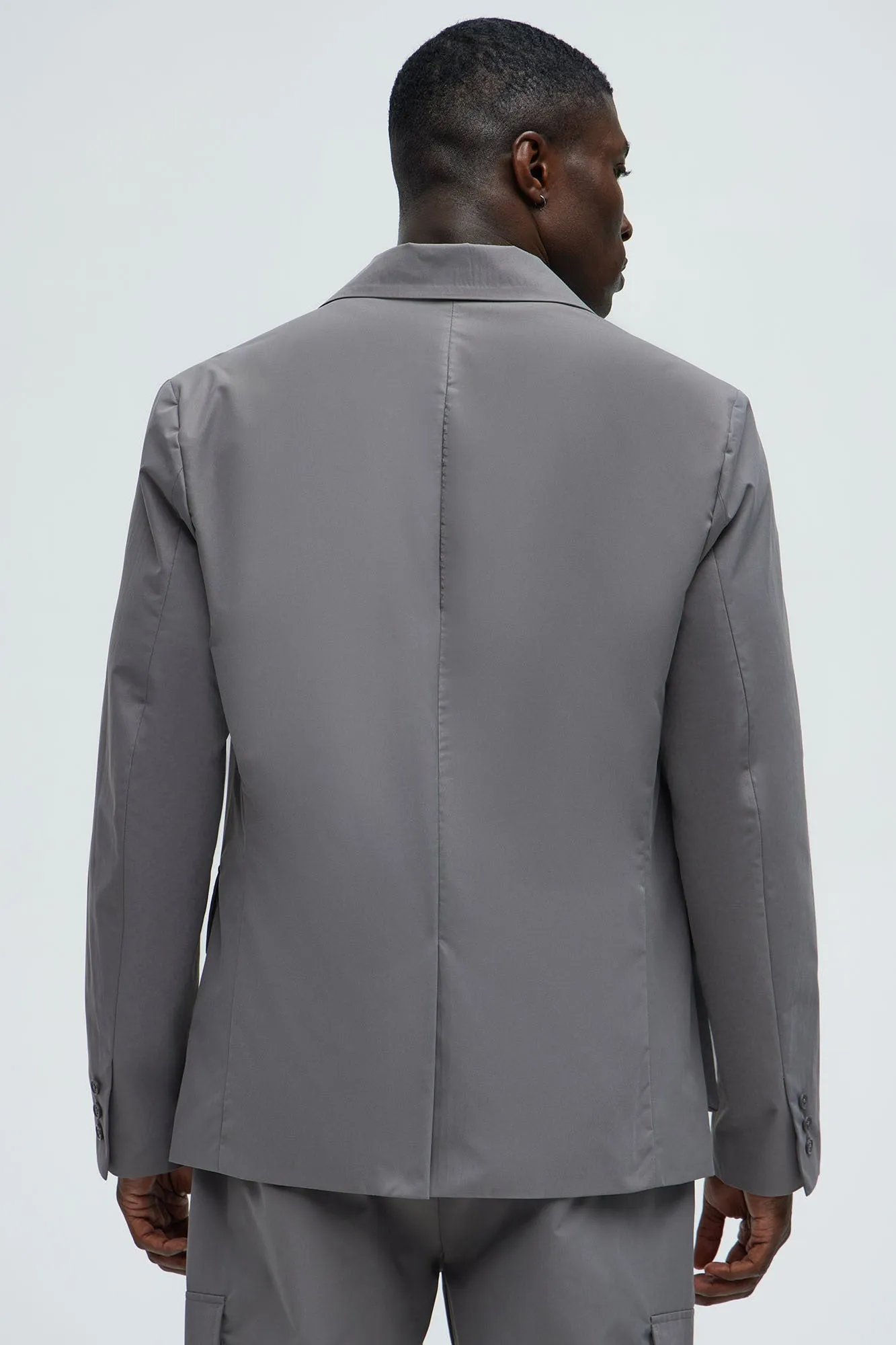 Ansel Tech Blazer - Charcoal