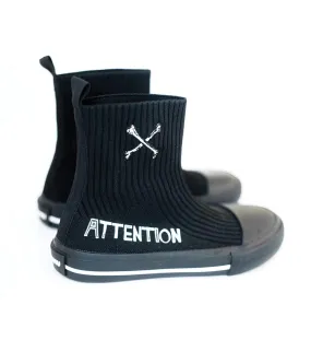 attention sock sneakers