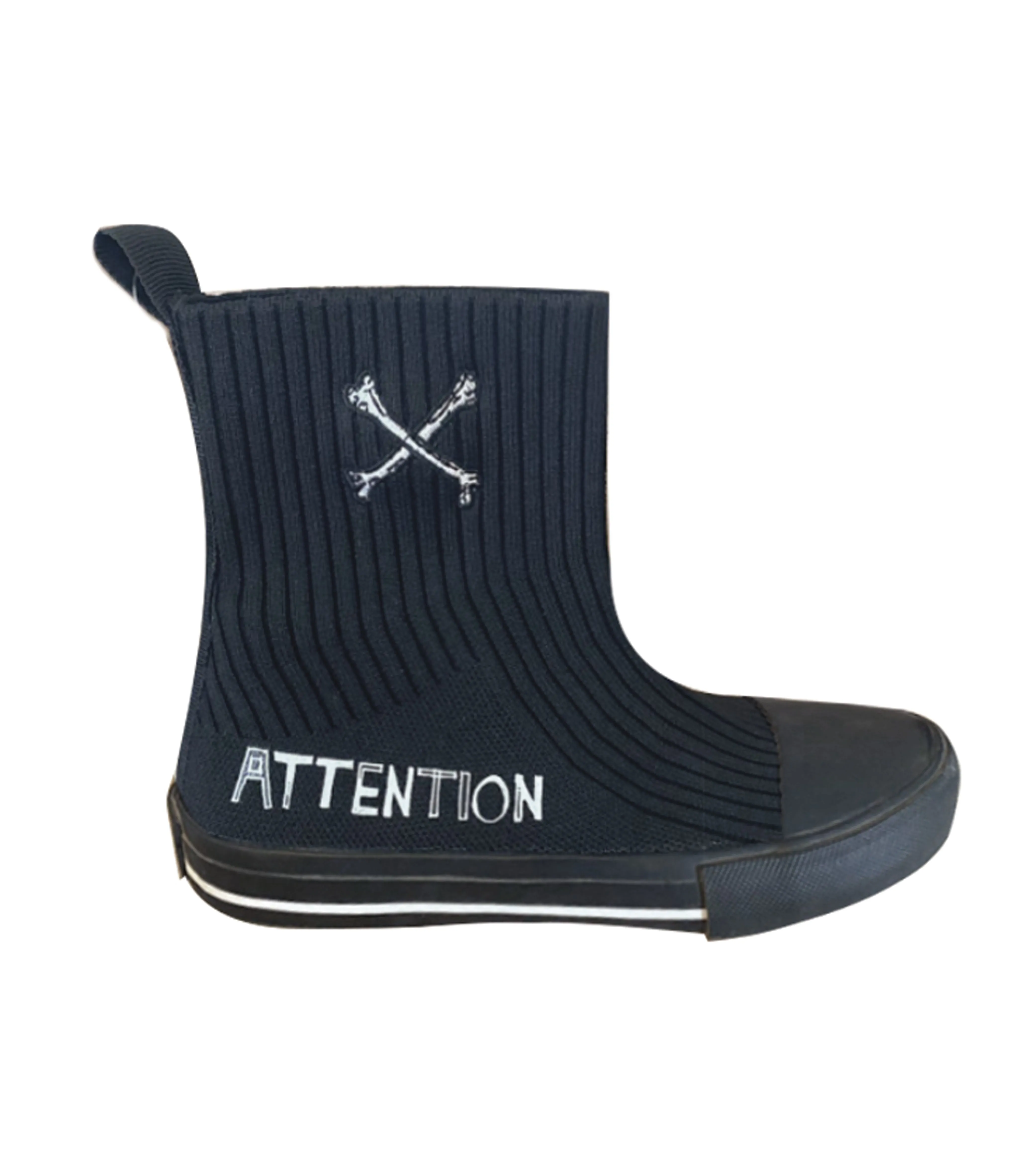 attention sock sneakers