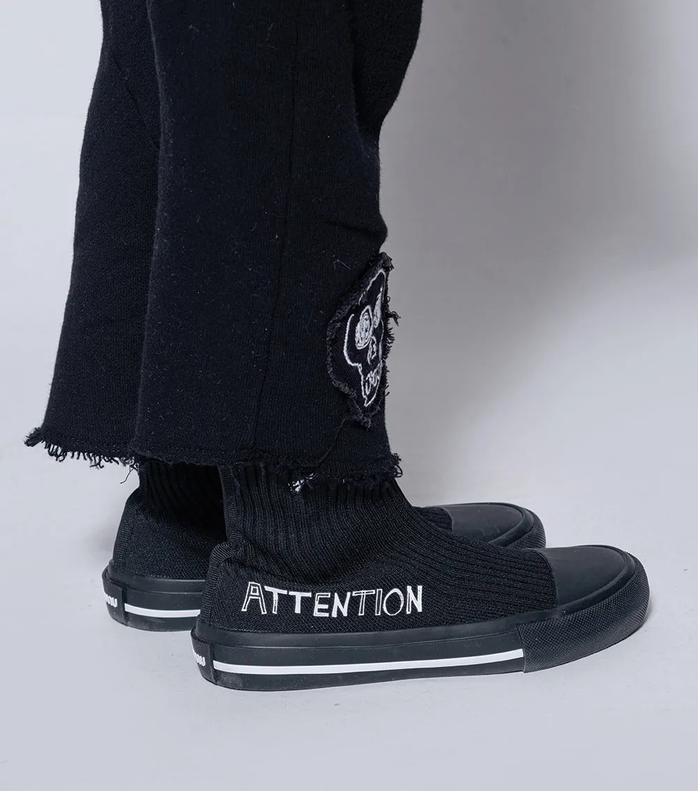 attention sock sneakers