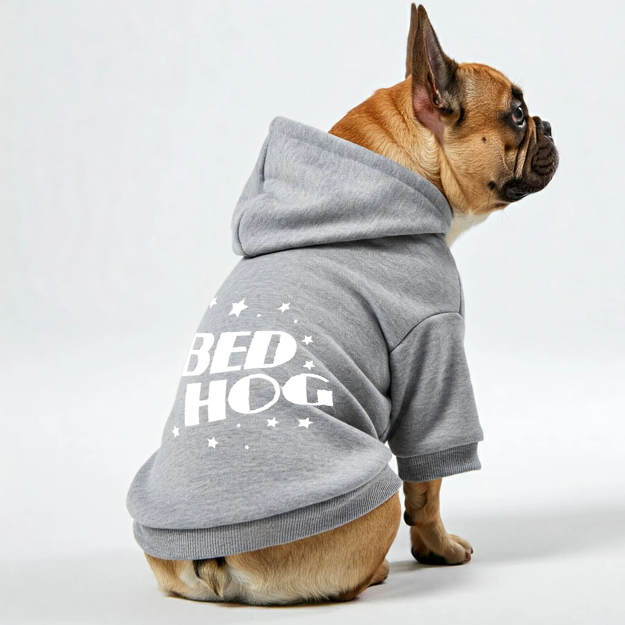 Bed Hog - Personalized French Bulldog Hoodies with Funny Quotes – Stylish, Cozy, and Premium 100% Cotton