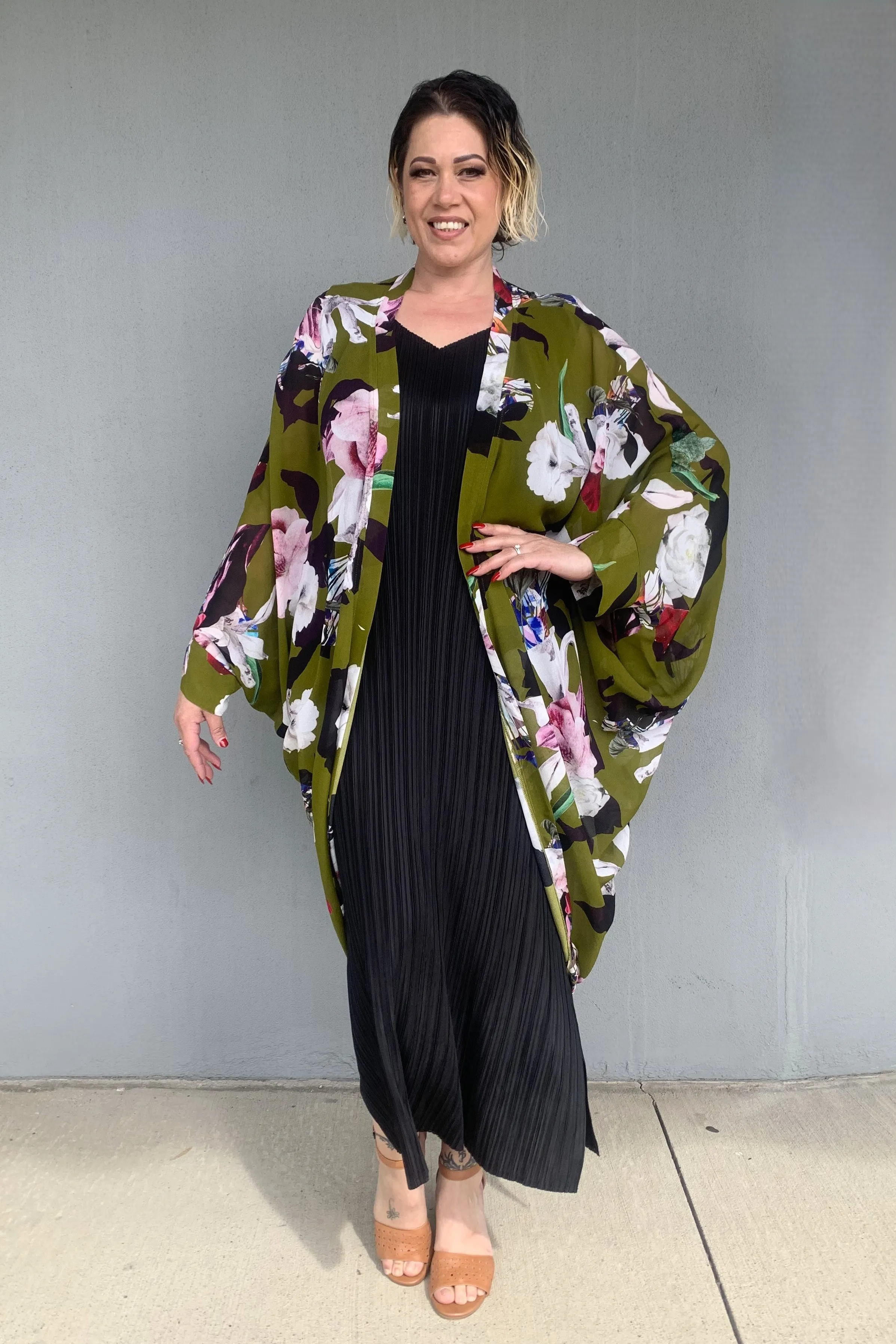 Blanc - T543 Swann Kimono