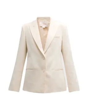 Bone Linen Husband Blazer