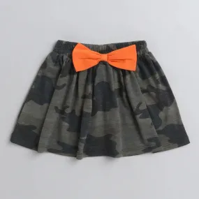 Camouflage Printed Skirt