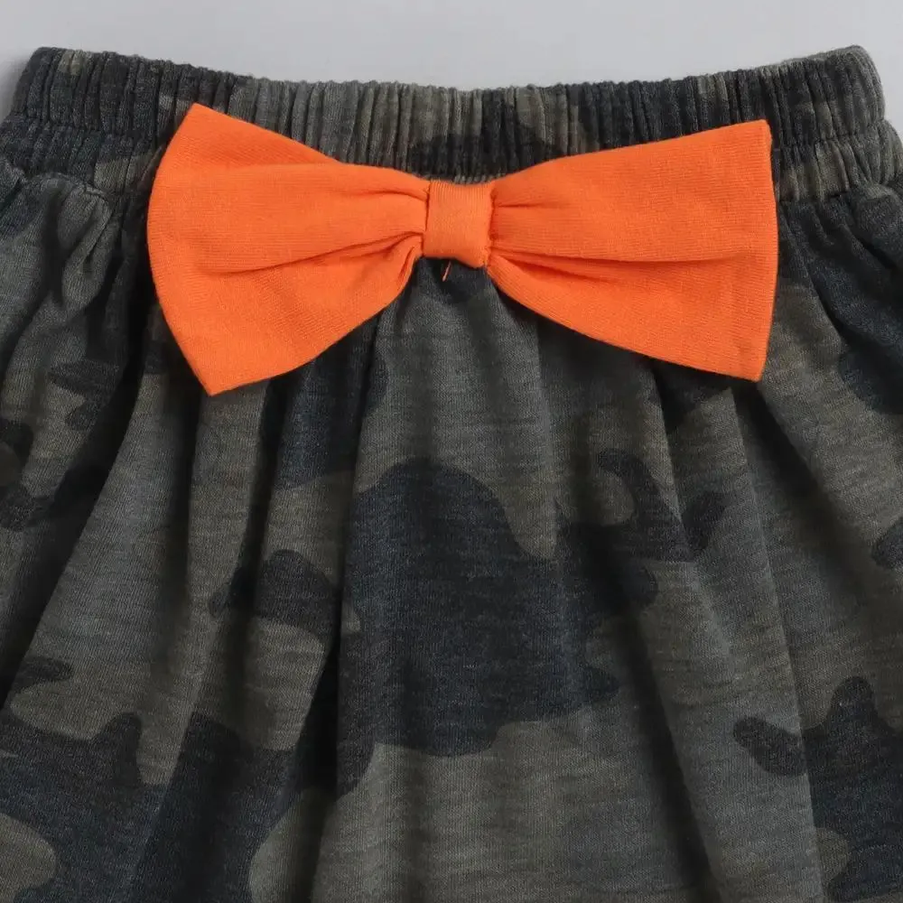 Camouflage Printed Skirt