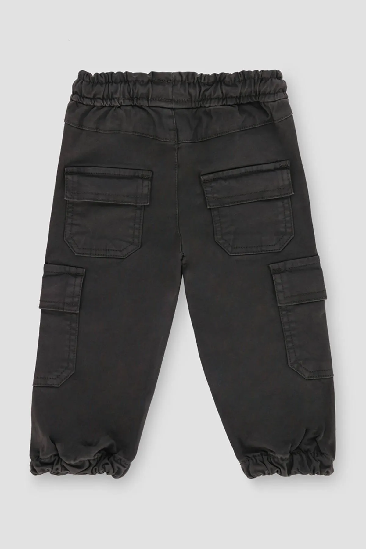 Cargo Jogger Pant For Baby Boy - Charcoal