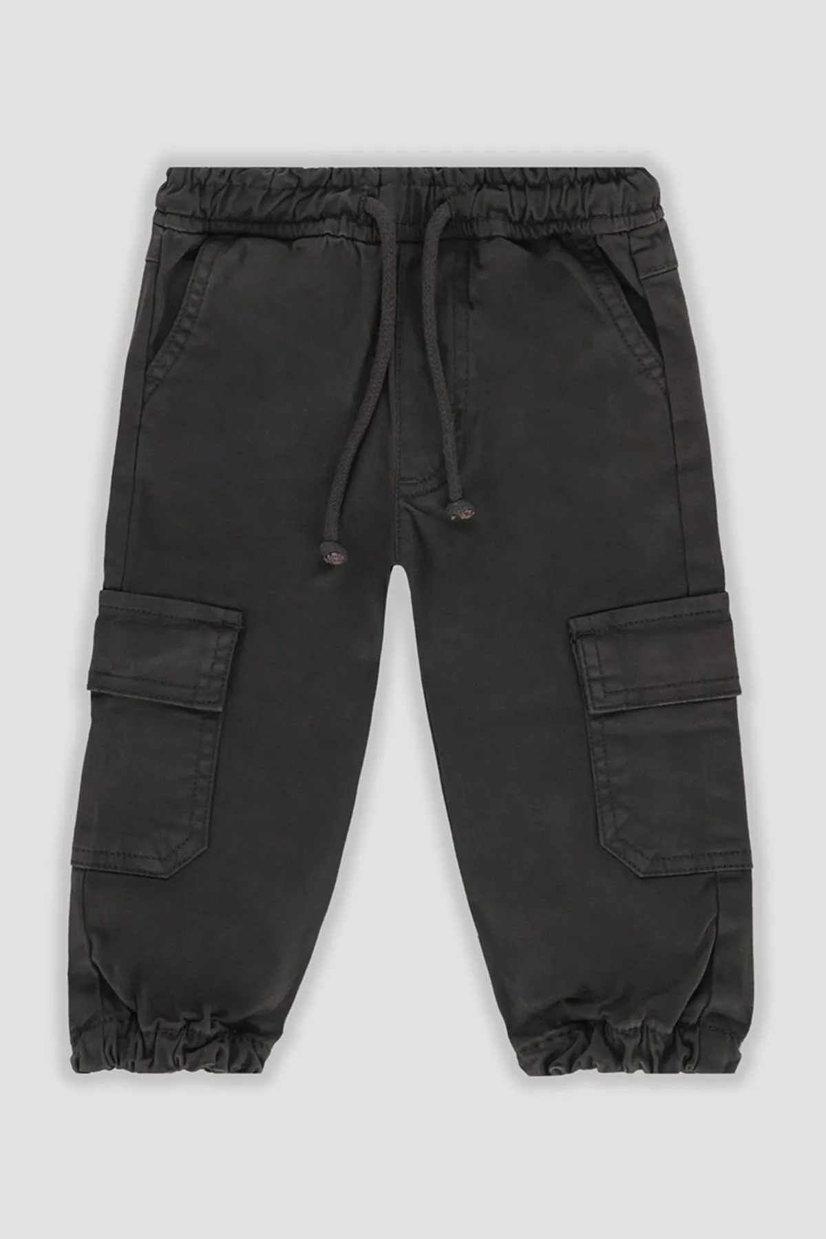 Cargo Jogger Pant For Baby Boy - Charcoal