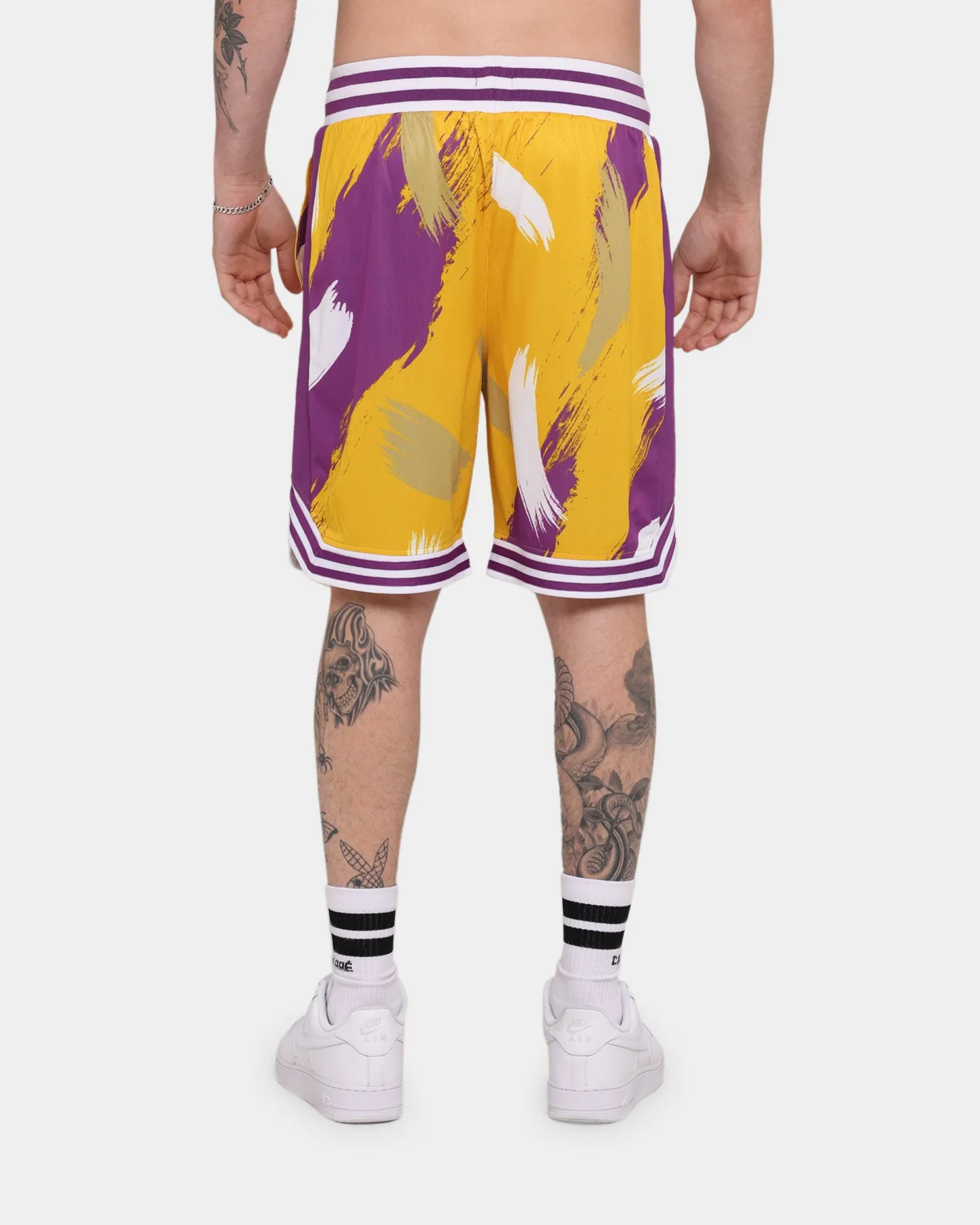 Carré Retro Ball Short Yellow/Purple/W