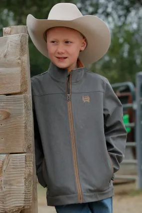 Cinch Boy's Gray Match Dad Bonded Jacket