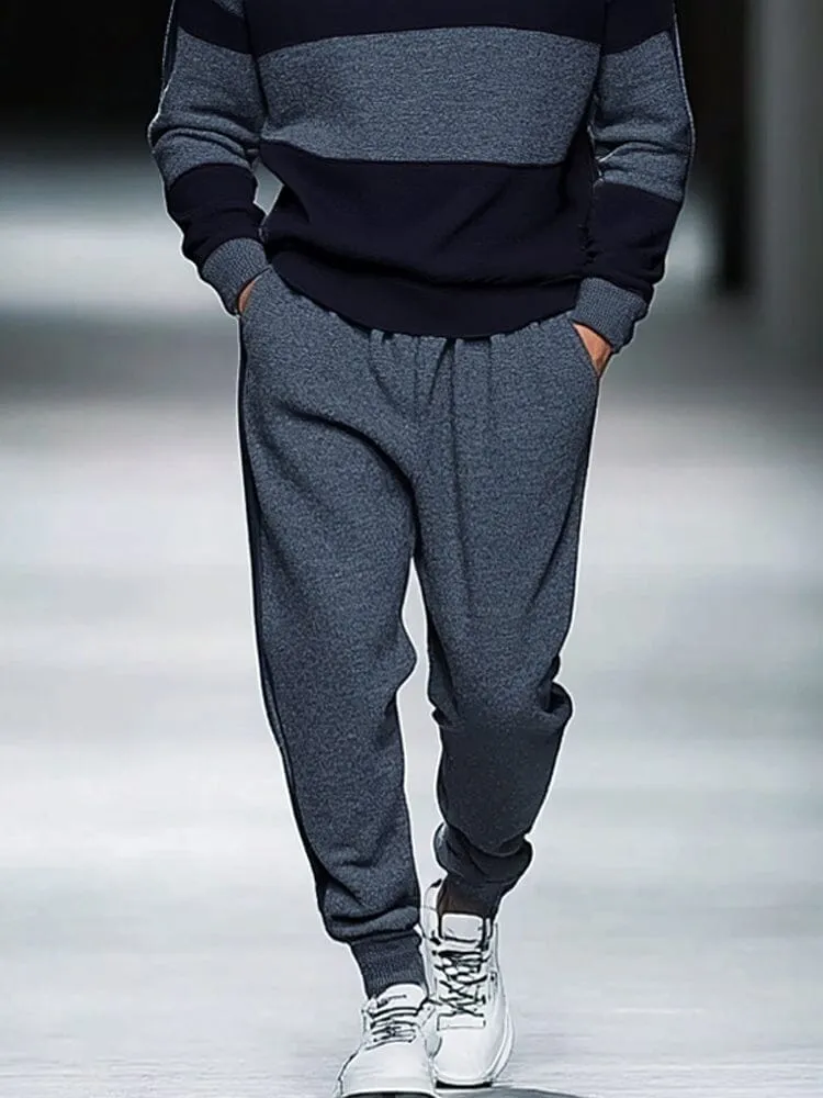 Clean Tailored Sweatshirt Jogger Set