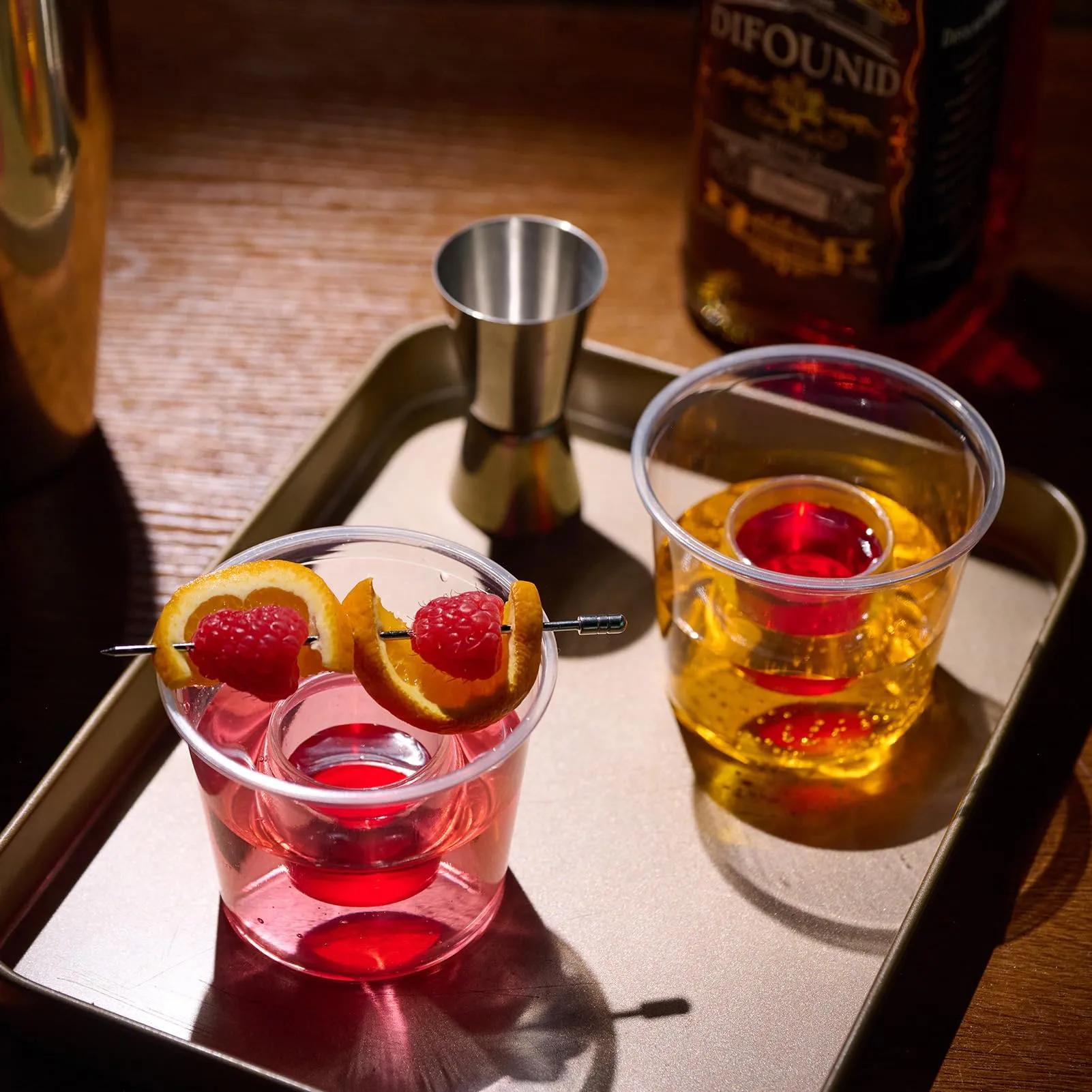 Clear Jager Bomb Shot Cups