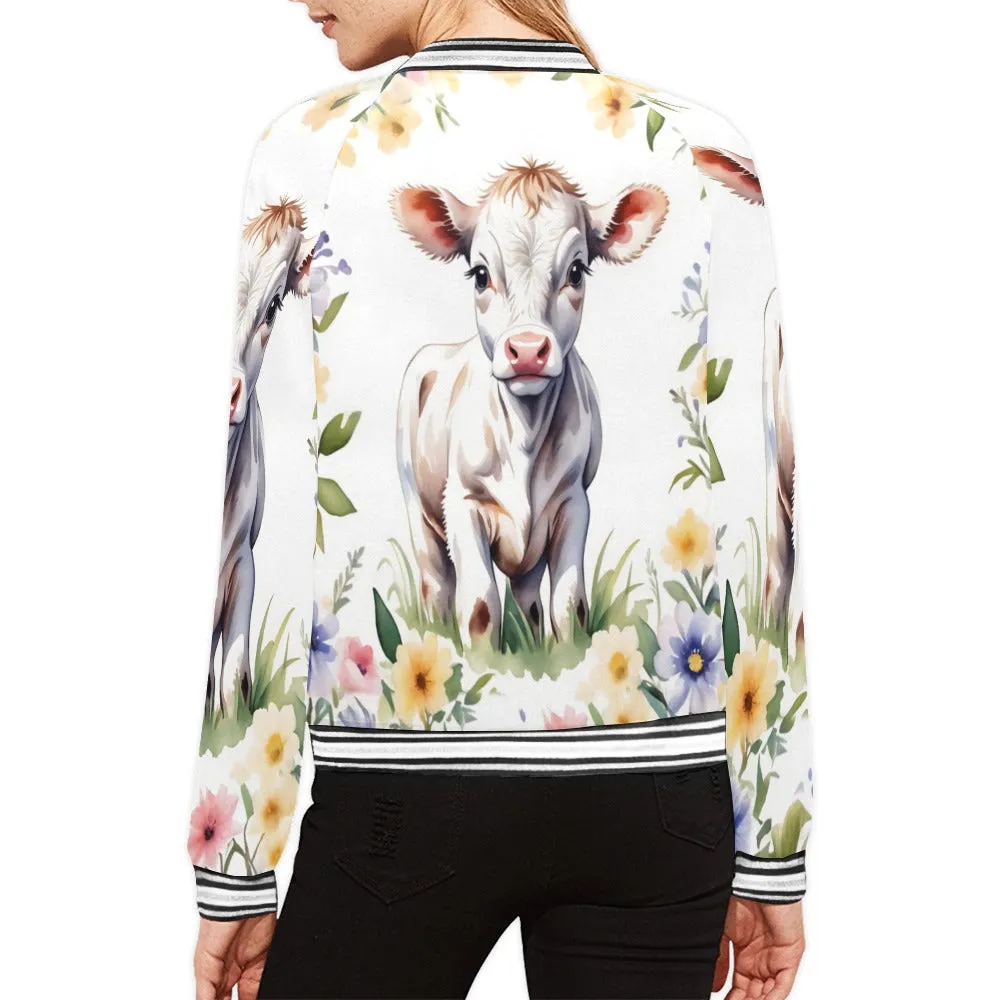 Country Cow awd306 Bomber Jacket for Women