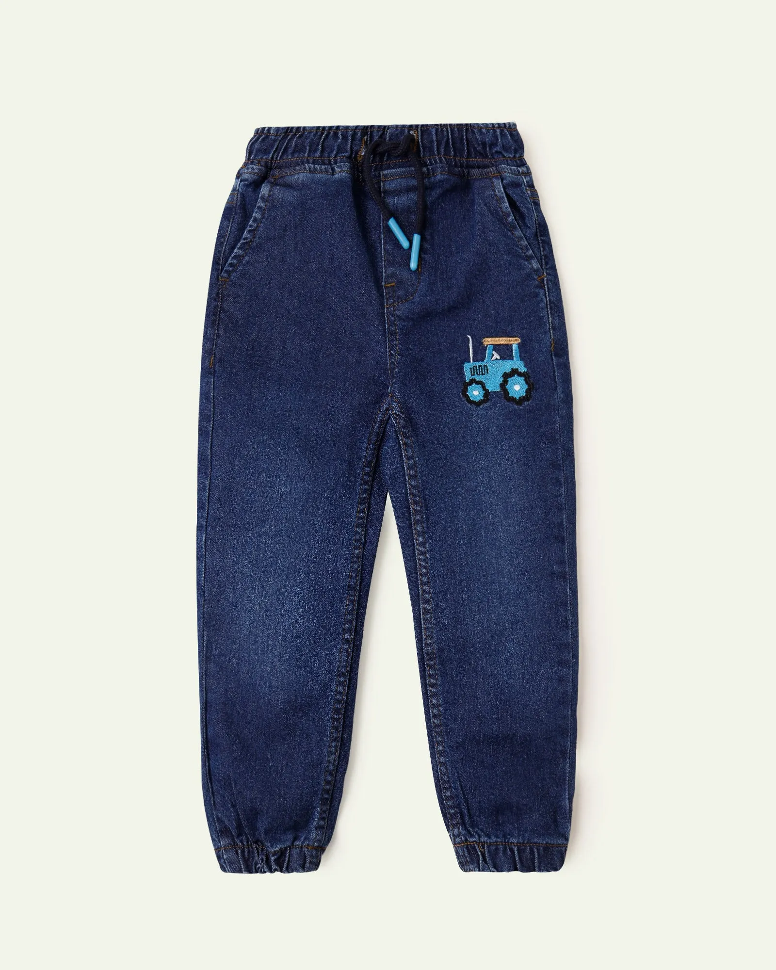 Denim Jogger Pants