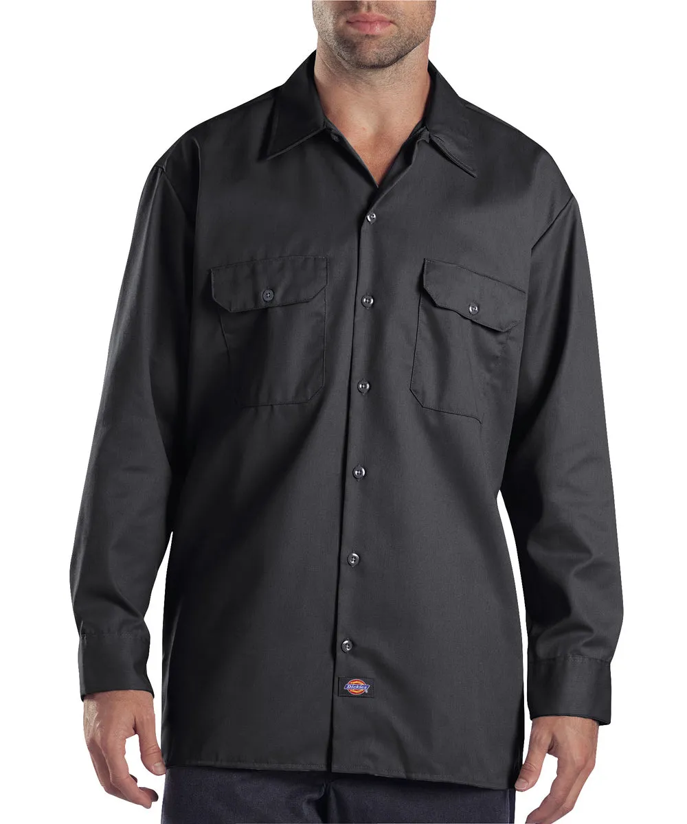 Dickies Long Sleeve Work Shirt - Charcoal