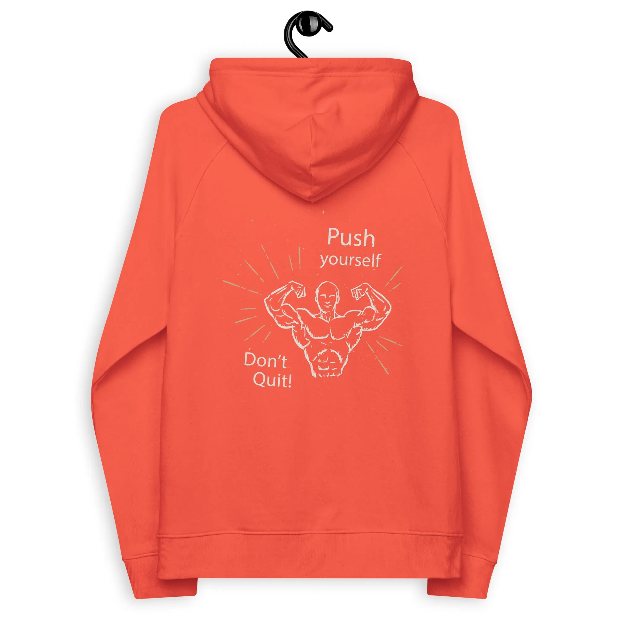 Don't Quit eco raglan hoodie