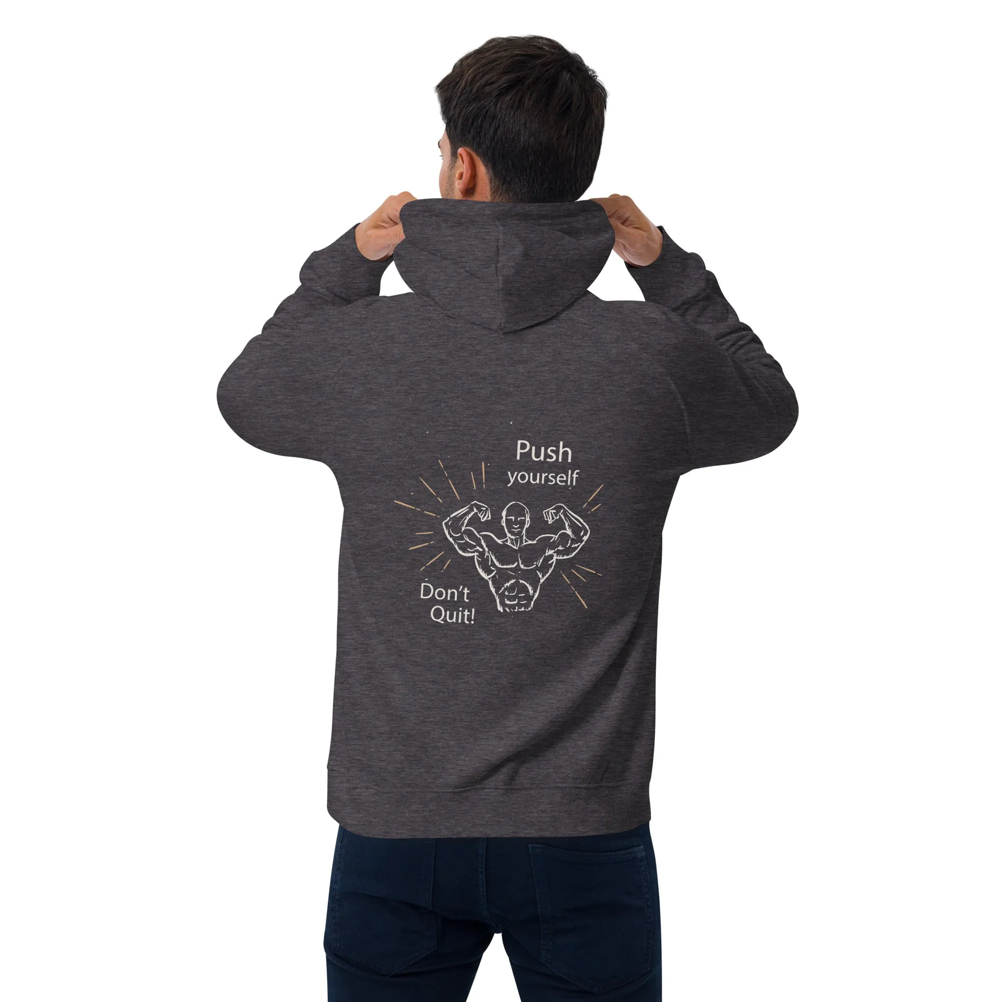 Don't Quit eco raglan hoodie