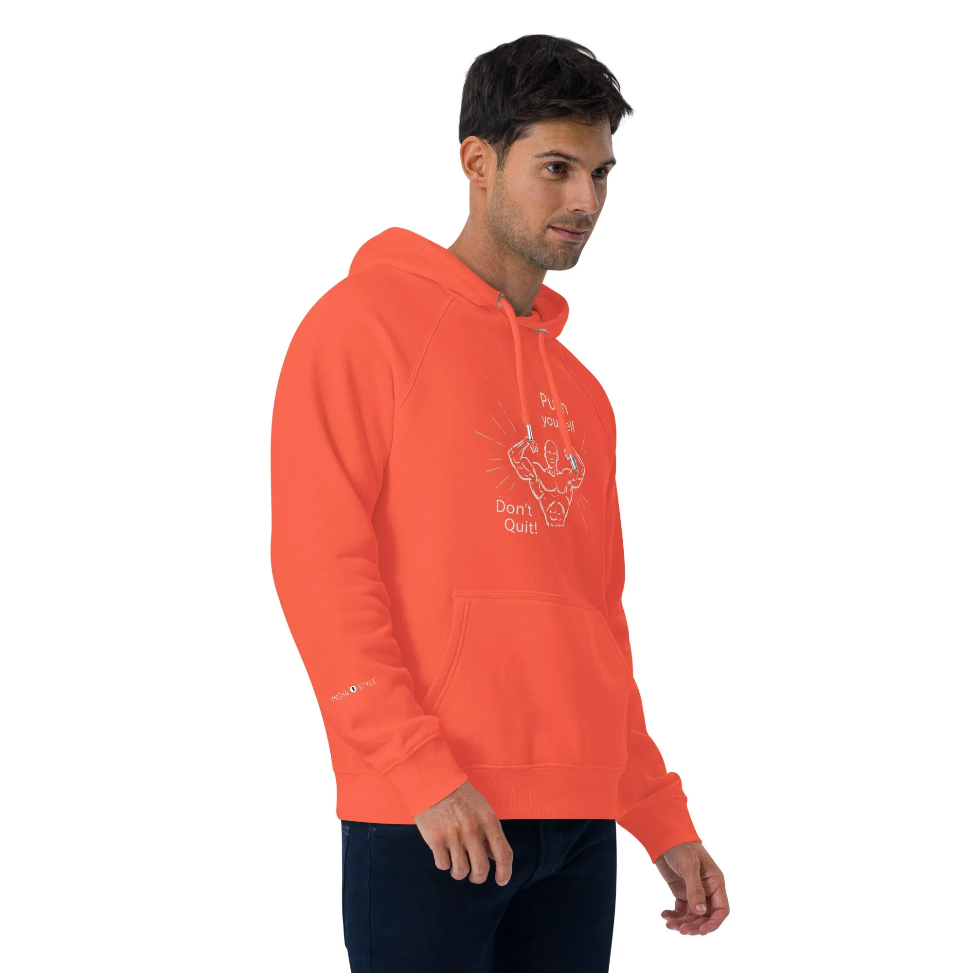 Don't Quit eco raglan hoodie