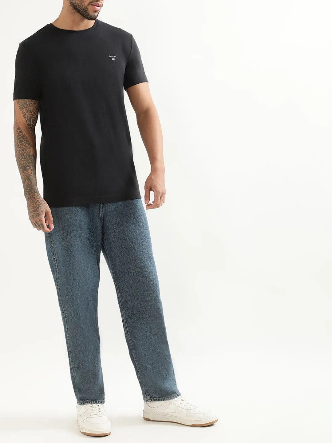 Gant Black Slim Fit T-Shirt