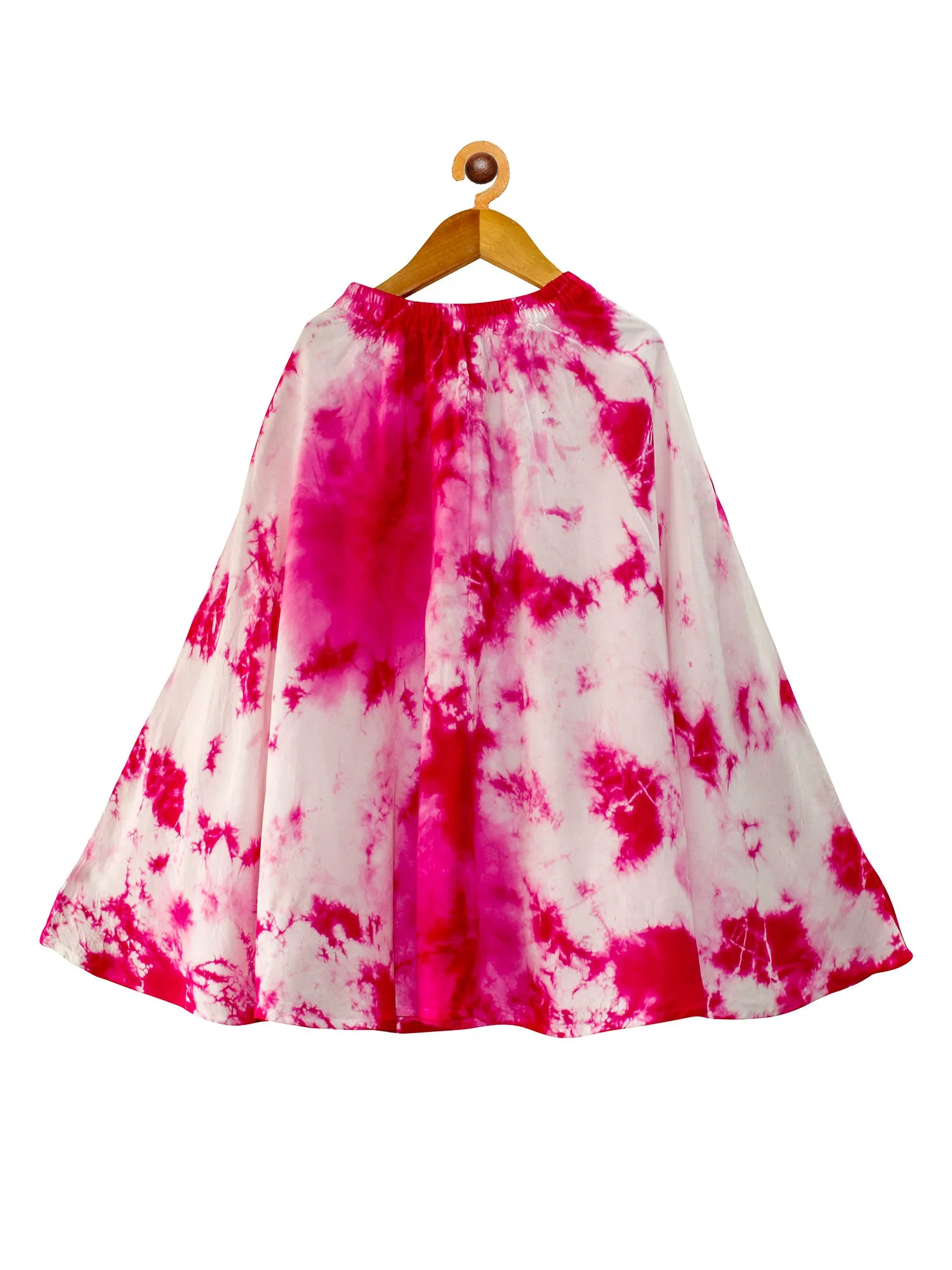 Girls Tie & Dye Long Skirt