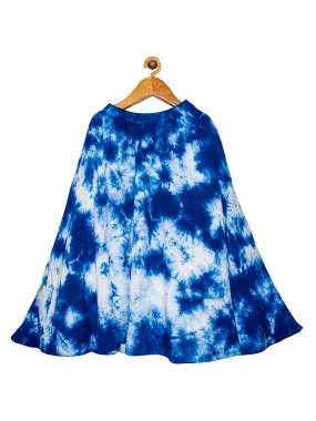 Girls Tie & Dye Long Skirt