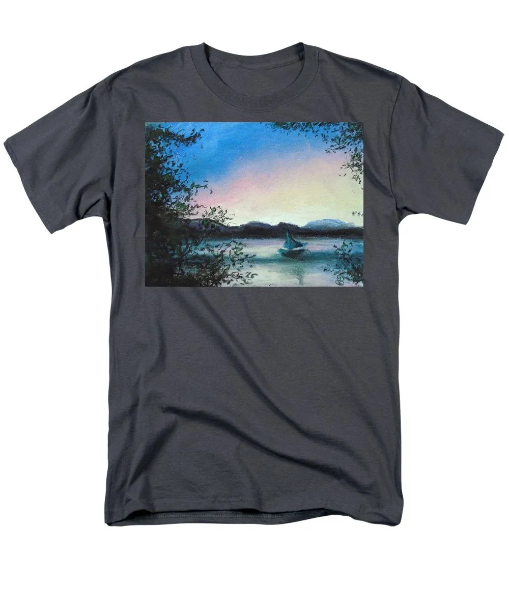 Happy Boat - Men's T-Shirt  (Regular Fit)