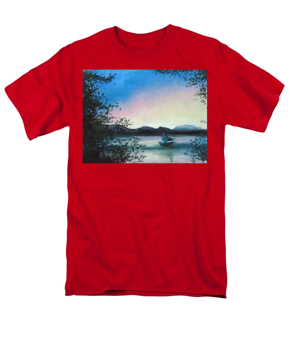 Happy Boat - Men's T-Shirt  (Regular Fit)