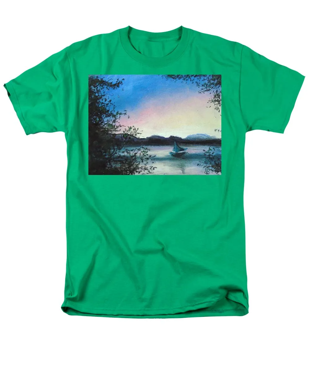 Happy Boat - Men's T-Shirt  (Regular Fit)