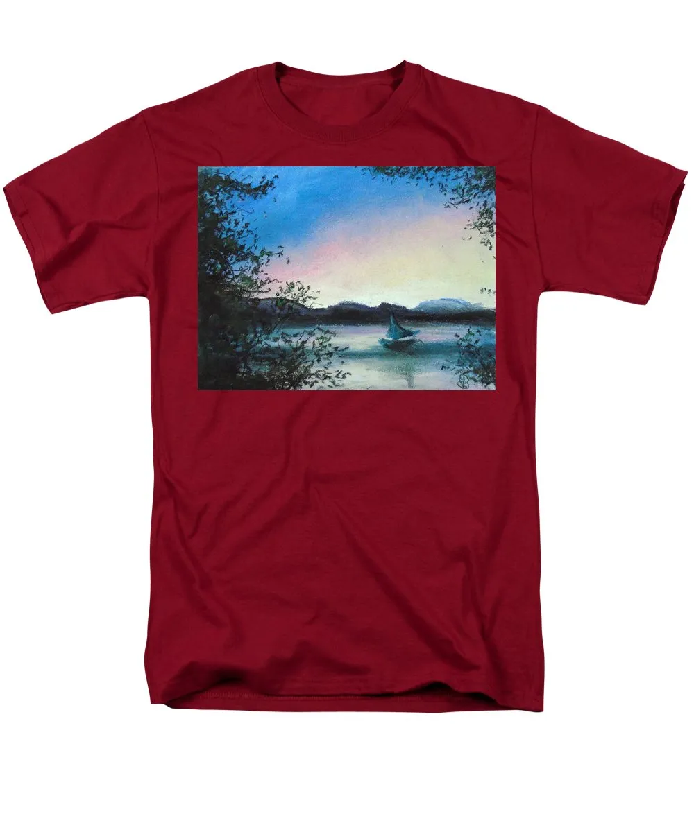 Happy Boat - Men's T-Shirt  (Regular Fit)