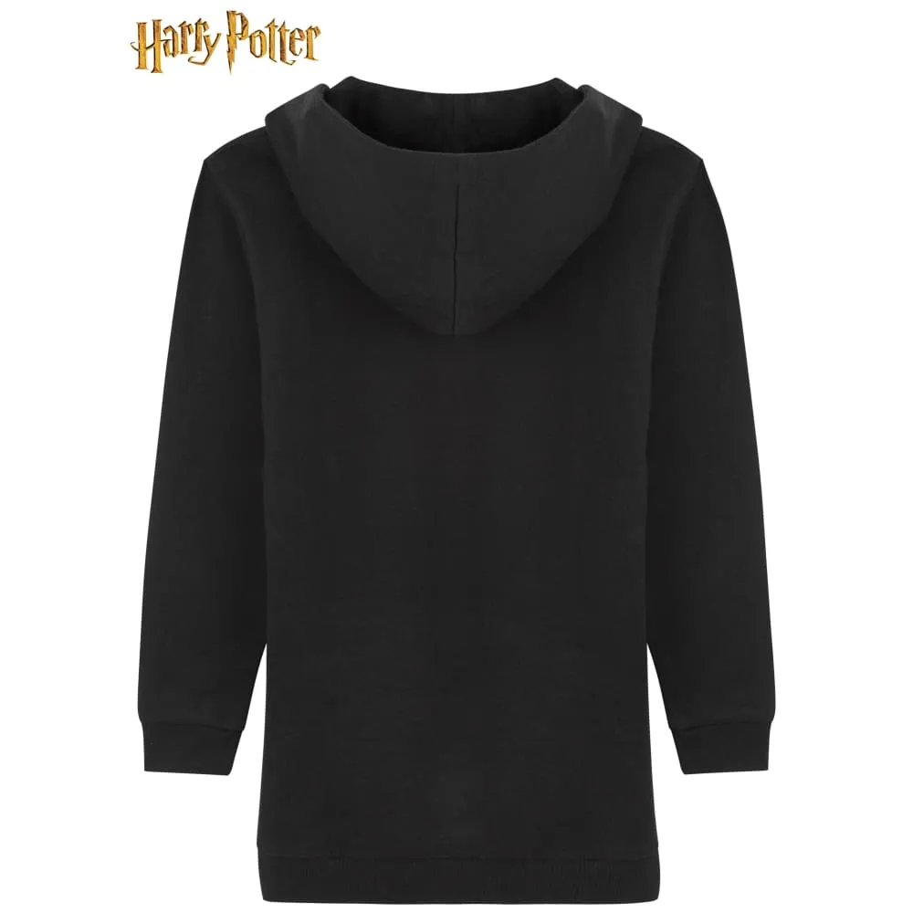 Harry Potter Hoodie Dress for Girls and Teens, Cotton Oversized Jumper