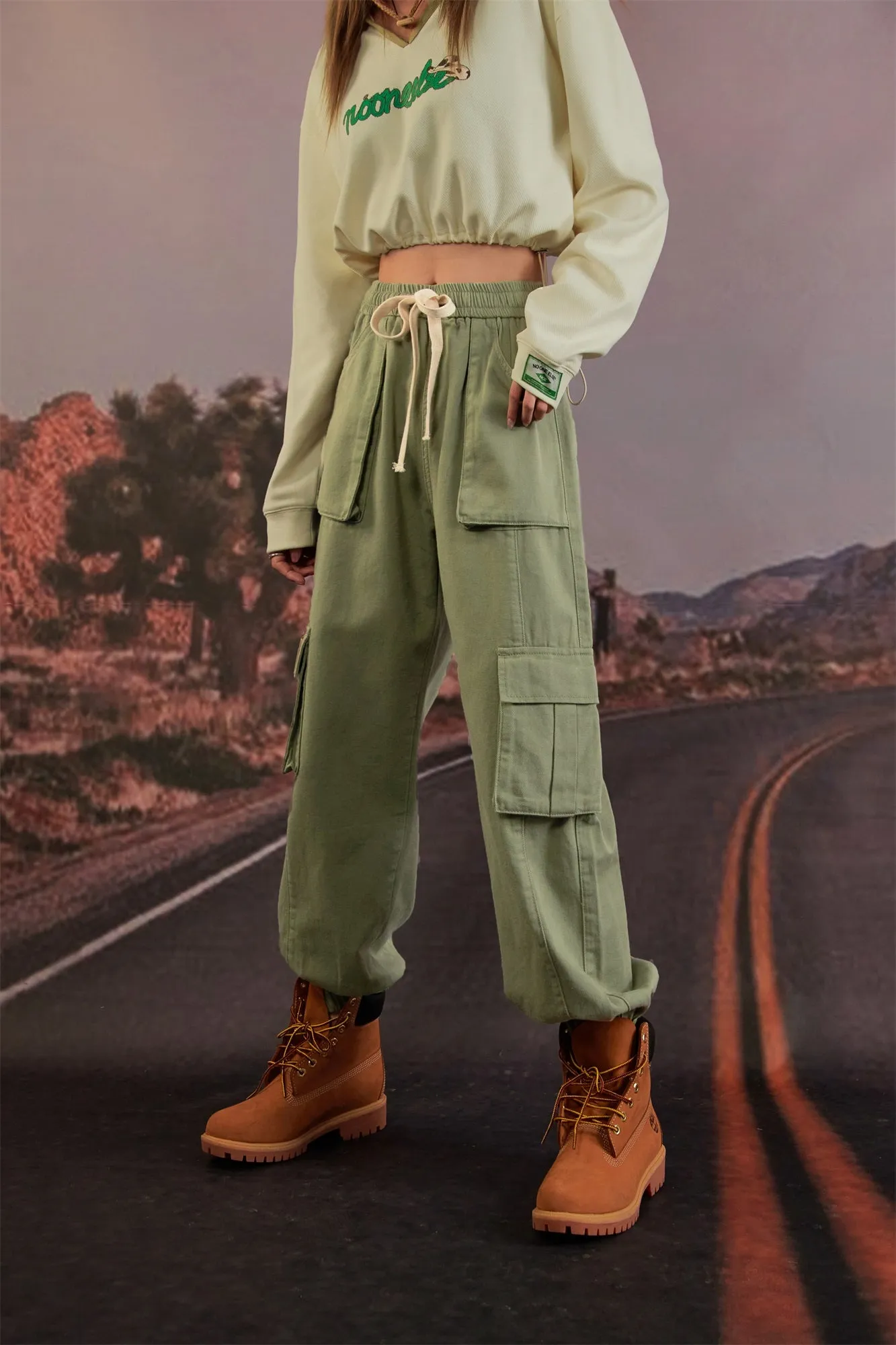 High Waist Jogger Casual Pants