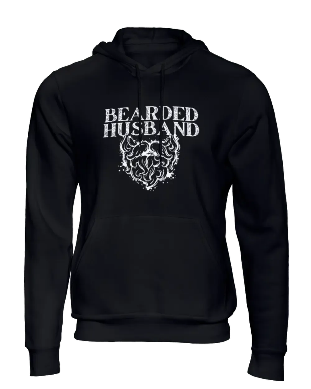 I'm With Bearded Husband/Bearded Husband Couple Hoodie