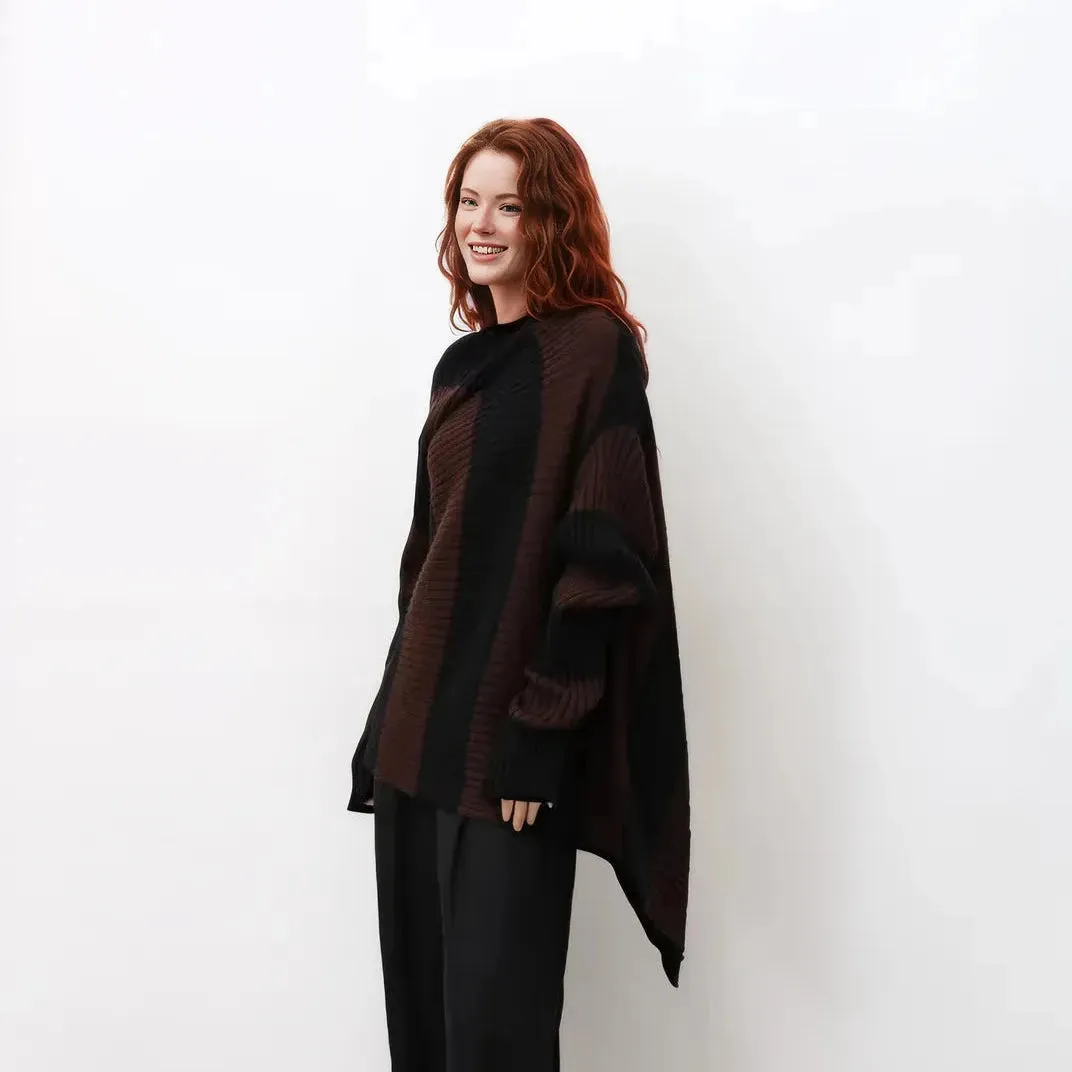 Irregular Design Knitted Pullover