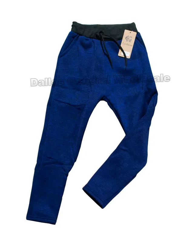 Kids Casual Thermal Jogger Pants Wholesale