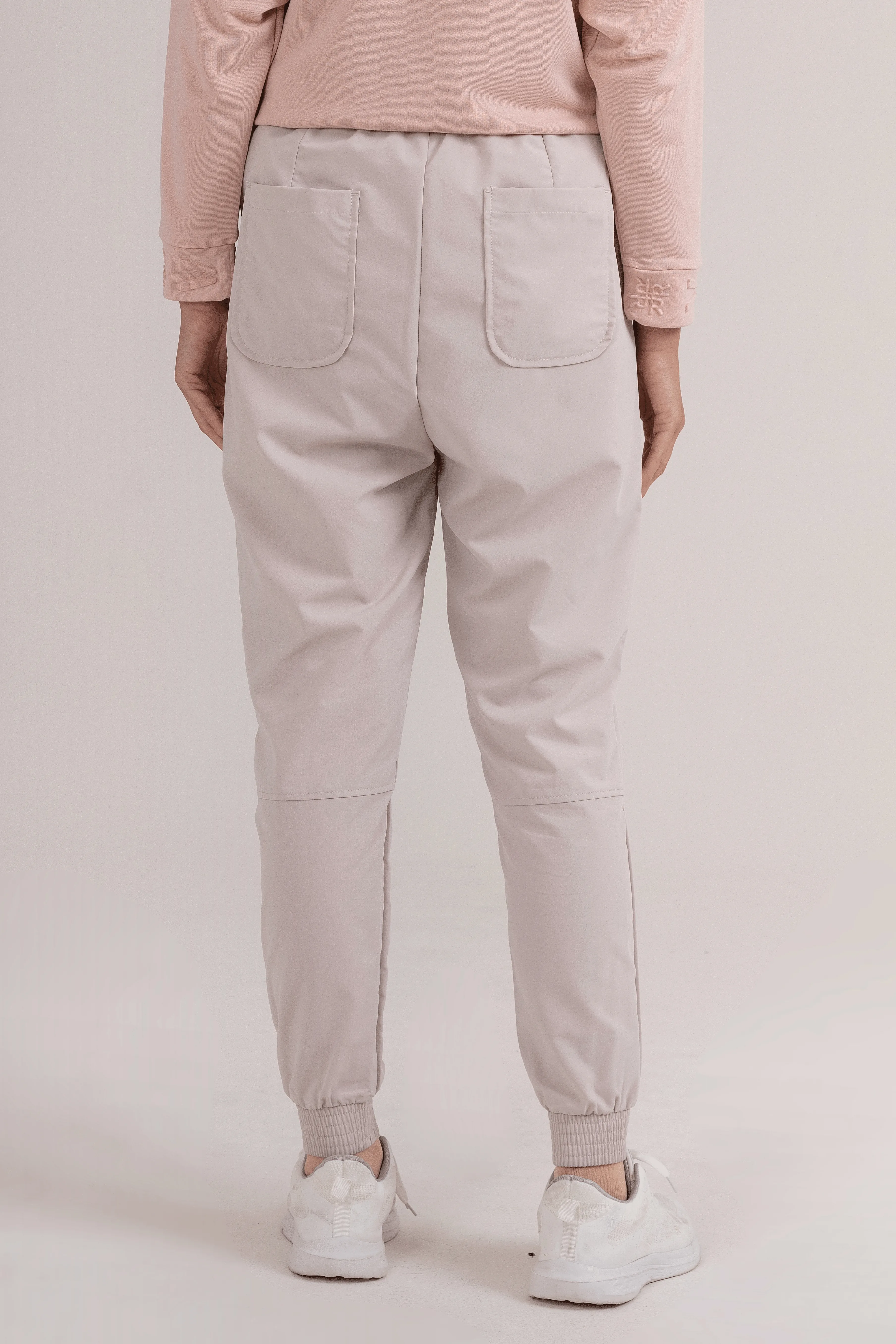 LAICA x RiaMiranda Jogger Pants - Silver Cloud