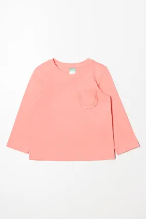 Long Sleeve T-Shirt Peach