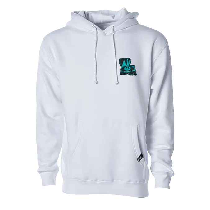 Louisiana Turquoise Hoodie