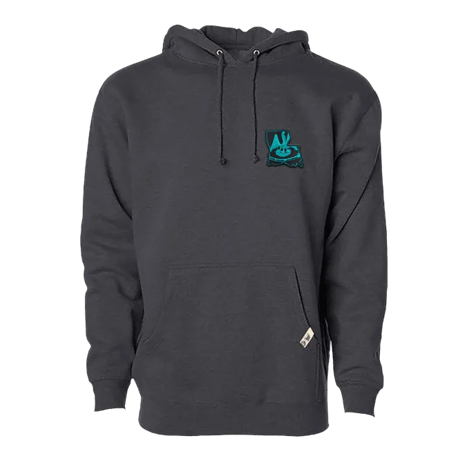 Louisiana Turquoise Hoodie