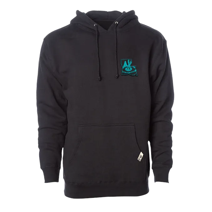 Louisiana Turquoise Hoodie