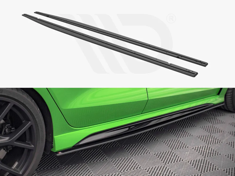 Maxton Design - STREET PRO SIDE SKIRTS DIFFUSERS AUDI RS3 SEDAN 8Y (2020-)