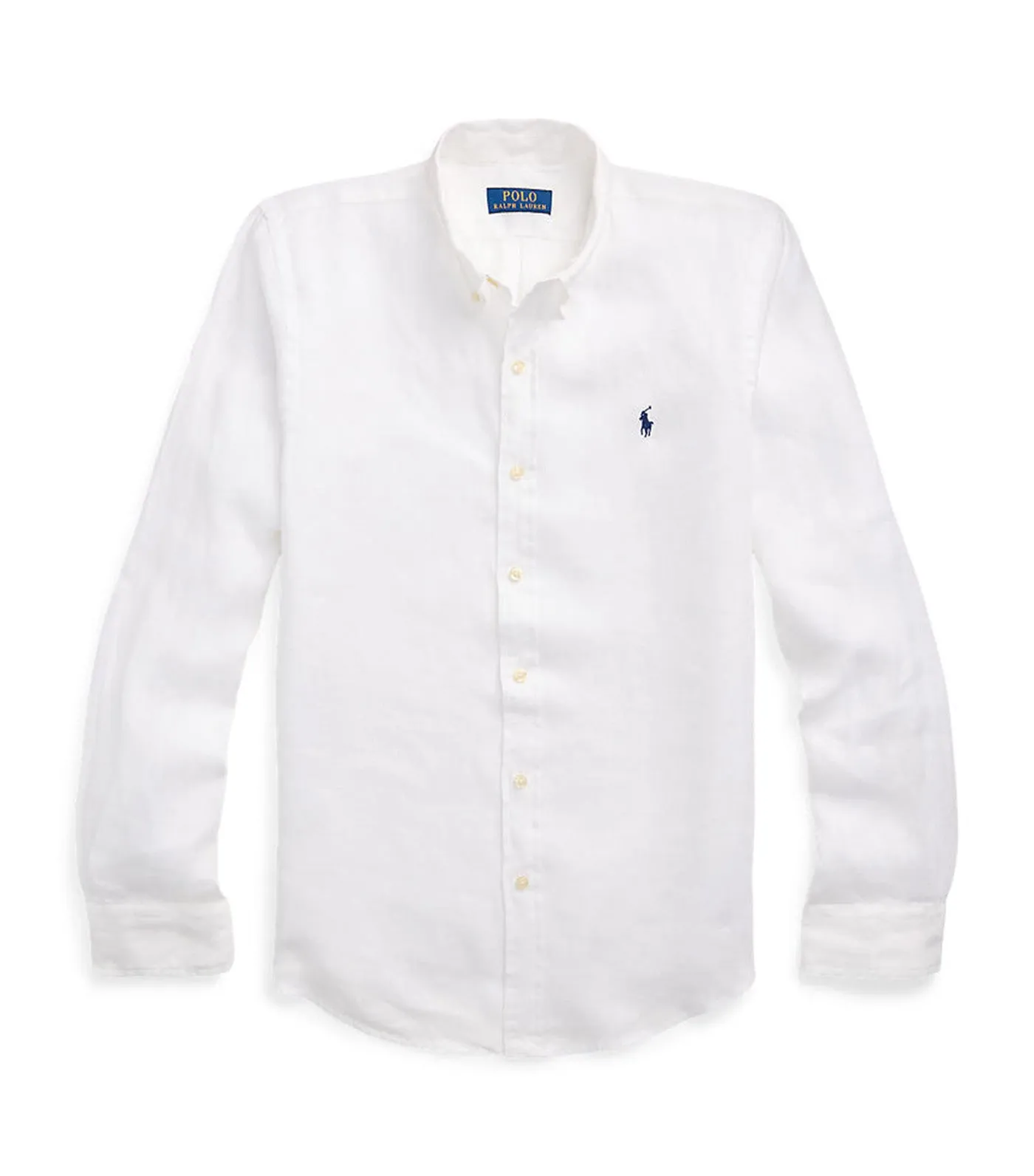 Men's Custom Fit Linen Shirt White