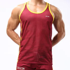 Mens Mesh Breathable Vest Quick Qry Sport Running Athletic Casual Home Tank Tops