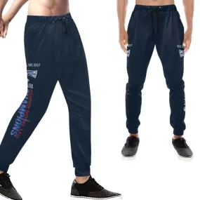 Men's New england patriots Sweatpants Navy Blue| Super bowl LIII champs Jogger Pants