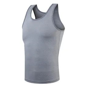 Mens Sexy Fitness Training Slim Fit Vest Breathable Perspiration Sleeveless Sport Tank Tops