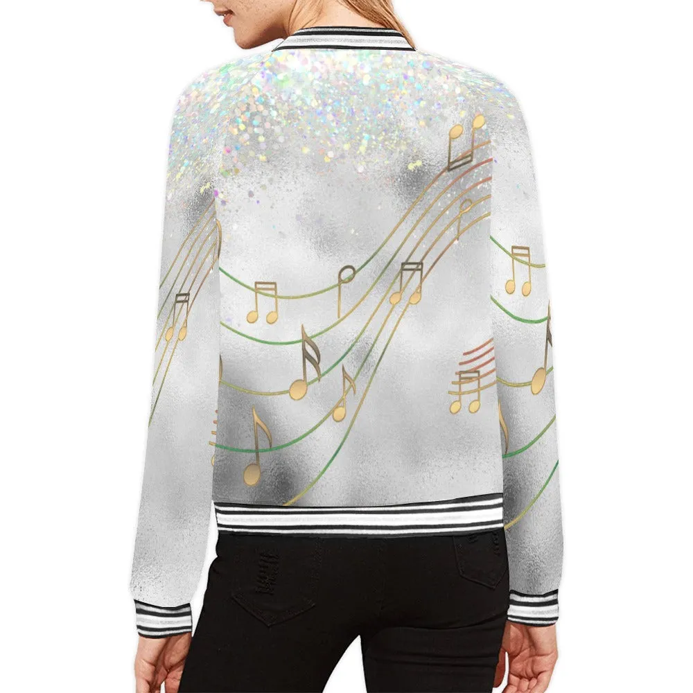 Music awd547 Bomber Jacket for Women