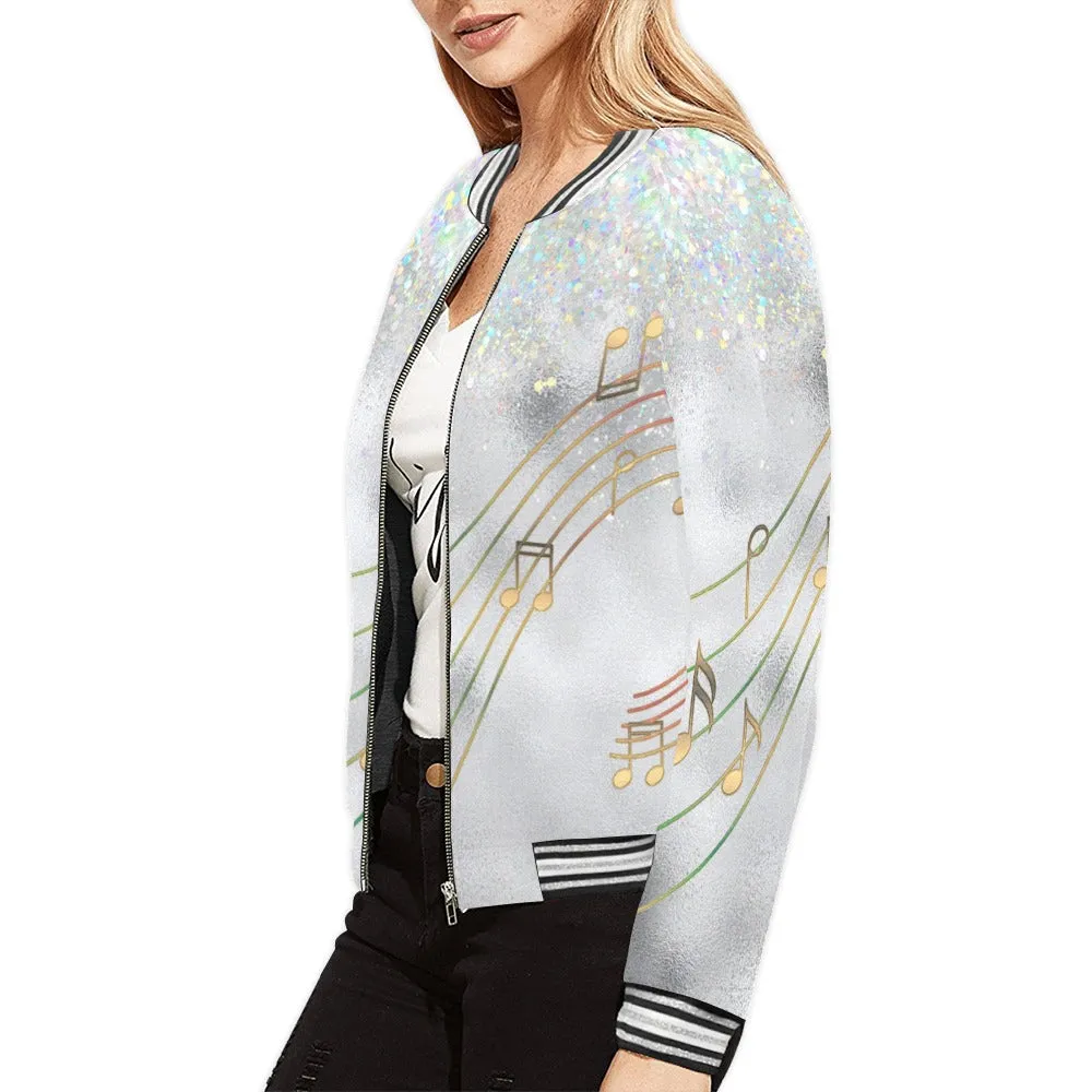 Music awd547 Bomber Jacket for Women