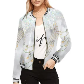 Music awd547 Bomber Jacket for Women