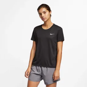 Nike | Women's Miler Short-Sleeve Running Top - Black