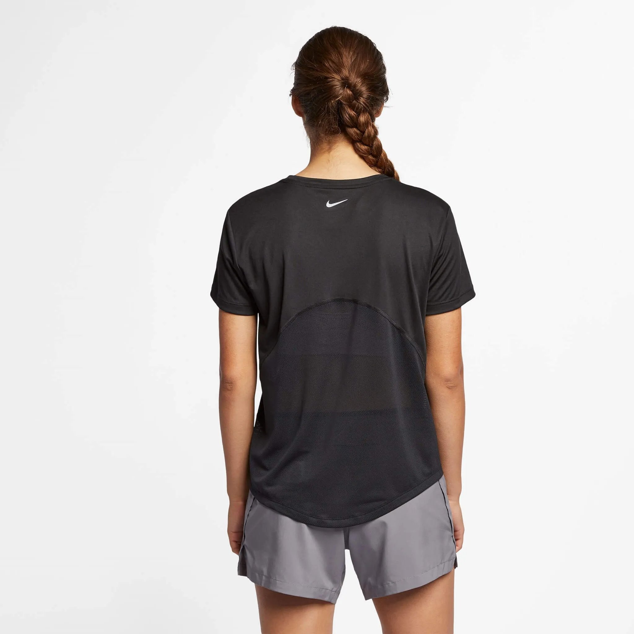 Nike | Women's Miler Short-Sleeve Running Top - Black