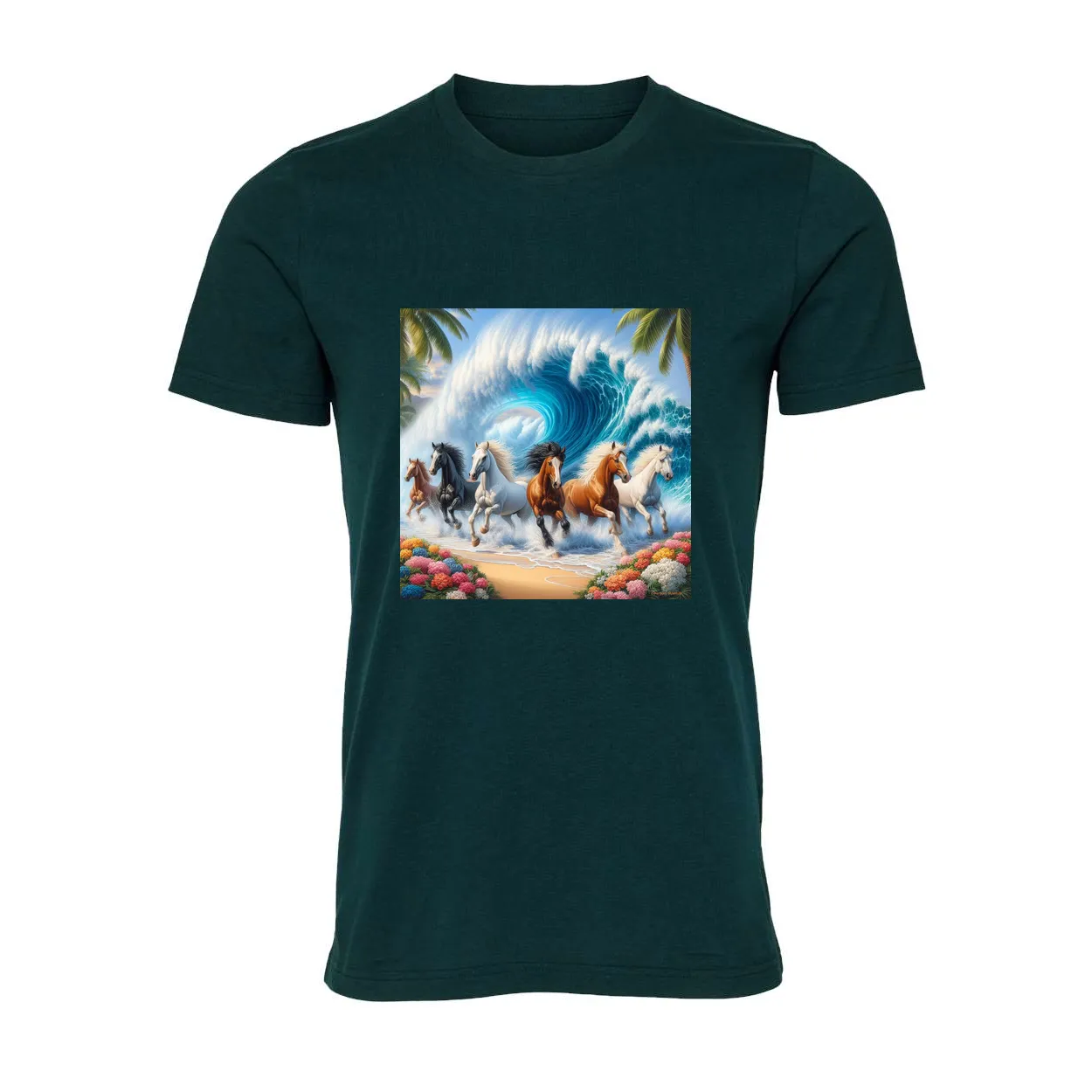 Ocean Herd of Horses T Shirts