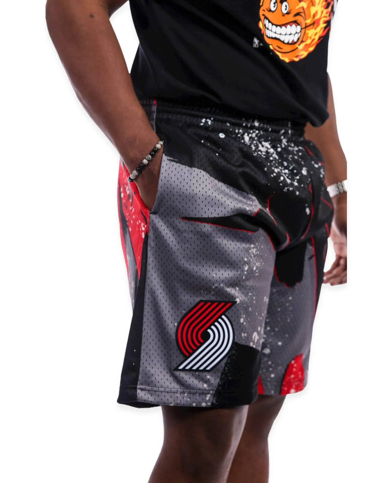 Portland Blazers Mitchell & Ness Hyper Hoops 91' Shorts